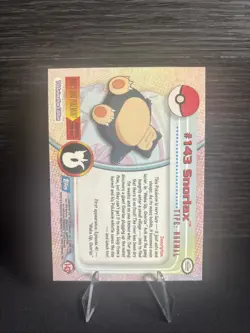 Snorlax Topps Chrome Pokemon Card #143 MINT - Image 2