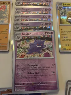 Pokemon TCG Gengar 094/165 R SV2a 151 Holo Card NM Condition - Image 1
