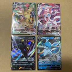 Pokemon Card Game Glaceon Sylveon Leafeon Umbreon 4SET Eevee Heroes - Image 1