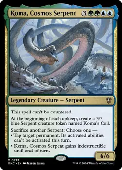 Koma, Cosmos Serpent - MTG Commander: Murders at Karlov Manor Mythic NM - Image 1