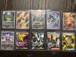 Pokemon Mega Evolutions Illustration Rare 10 Card Bundle - Image 1