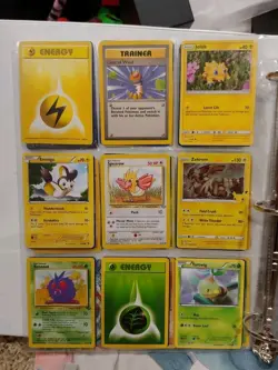 117✨ Pokemon Cards Binder Collection Lot Vintage Rare e-Reader Pikachu Eevee ++ - Image 5