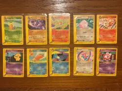 Pokemon Aquapolis Lot Of 10 Cards, Non-Holo - Image 2