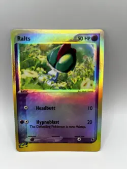 Pokemon TCG Ralts 67/109 Ruby and Sapphire Reverse Holo Card - Image 1