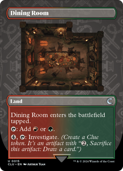 Dining Room (Borderless) [Ravnica: Clue Edition] Magic MTG - Image 1
