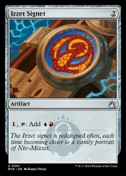1 x Izzet Signet - Foil - Ravnica Remastered - NM-Mint - MTG - Image 1