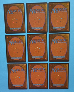 MTG Ice Age Lot of 9 Snow-Covered Lands Island, Forest, Mountain + LP/EX 1995! - Image 5