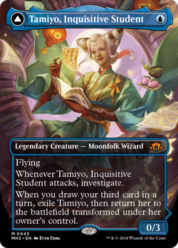 Tamiyo, Inquisitive Student // Tamiyo, Seasoned Scholar - MH3 #443 | NORMAL | NM - Image 1