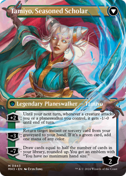 Tamiyo, Inquisitive Student // Tamiyo, Seasoned Scholar - MH3 #443 | NORMAL | NM - Image 2