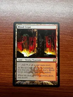 Magic the Gathering Blood Crypt Return to Ravnica lightly played - Image 1