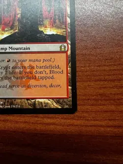 Magic the Gathering Blood Crypt Return to Ravnica lightly played - Image 4