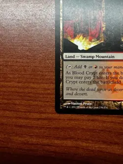 Magic the Gathering Blood Crypt Return to Ravnica lightly played - Image 5