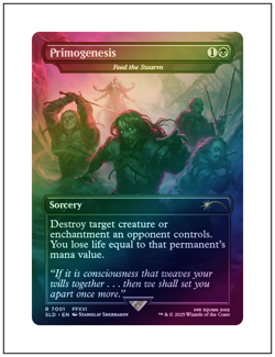 1x Primogenesis - Feed the Swarm, Foil Secret Lair Final Fantasy Magic NM - Image 1