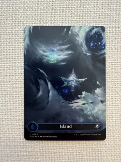Island Borderless Foil L0263 Edge of Eternities MTG EOE Magic the Gathering NM - Image 1
