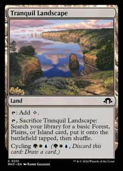 Tranquil Landscape x4 4x Modern Horizons 3 NM MTG - Image 1