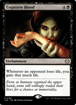 NM - Exquisite Blood R Commander: The Lost Caverns of Ixalan 195 - Image 1