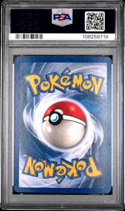 1999 POKEMON BASE SET UNLIMITED #1 ALAKAZAM-HOLO PSA 7 - Image 2