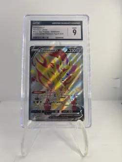 Zamazenta V Full Art SWSH293 Black star Promos Crown Zenith Pokemon CGC MINT 9 - Image 1