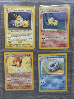 Pokemon Neo Destiny Light Jolteon, Vaporeon, Flareon, Ninetails LP - Image 1