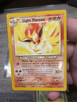 Pokemon Neo Destiny Light Jolteon, Vaporeon, Flareon, Ninetails LP - Image 2
