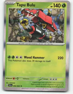 Tapu Bulu 006/064 Holo, Pokemon TCG Shrouded Fable NM - Image 1