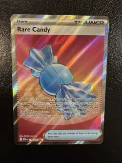 Rare Candy 175/132 Pokemon Mega Evolution Ultra Rare Full Art Trainer Holo NM - Image 1