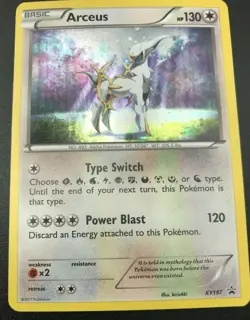 Arceus HOLO RARE XY197 Pokemon Black Star Promo Legend TCG NM 2017 - Image 1