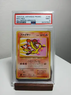 Moltres [All Nippon Airways] #146 Pokemon Japanese Promo PSA 9 - Image 1