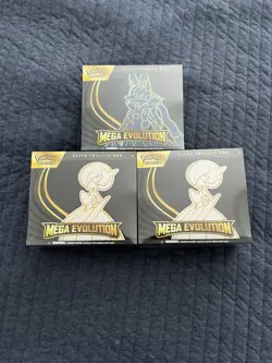 Pokemon TCG Mega Evolution Lucario and Gardevior ETB Elite Trainer Box Bundle - Image 1