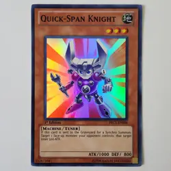 Quick-Span Knight - PRC1-EN006 - NM - Super Rare - 1st ed - Yugioh - Image 1