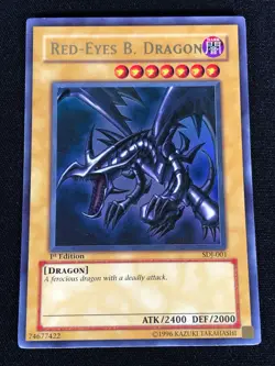 Yugioh Red-Eyes B. Dragon SDJ-001 1st Ultra (MP) - Image 1