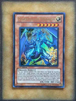 Yugioh Lightpulsar Dragon SDDC-EN001 Ultra Rare 1st Ed NM - Image 1