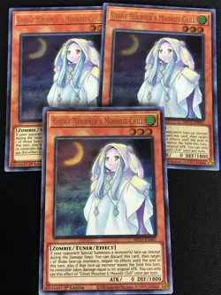 YUGIOH GHOST MOUNER & MOONLIT CHILL MP21-EN061 1ST ULTRA X3 - Image 1