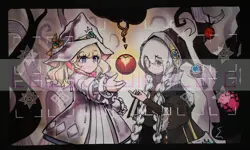 Yugioh - Astellar & Elzette of the White Forest Playmat Mouse Pad - Image 1