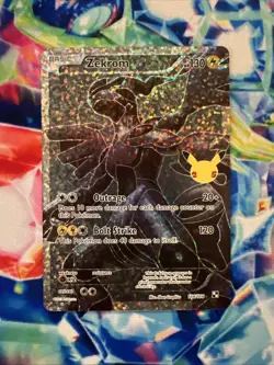 Pokemon TCG Zekrom Celebrations Classic Collection Holo Card 114/114 - Image 1