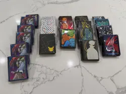 Pokemon TCG ETB Card Sleeves Lot of 21 New And Sealed Packs - Image 1