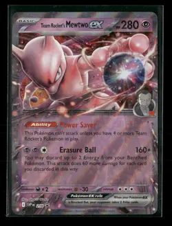 Team Rocket's Mewtwo ex - Holo Promo SV: Scarlet & Violet Promo Cards 216 NM Pok - Image 1
