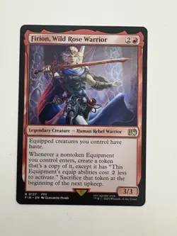 Firion Wild Rose Warrior MTG Magic the Gathering Card NM Near Mint FIN - Image 1