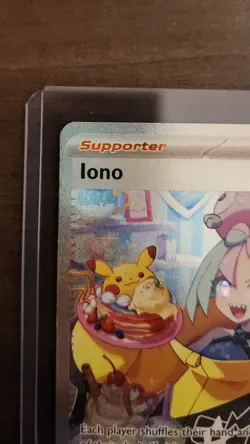 Iono 269/193 Sv02: Paldea Evolved Pokemon SIR Holo Card English Damage - Image 2