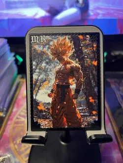Goddess Story Metal Card Serialized Anime Waifu Random # Goku - Image 1