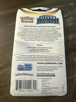 Pokemon TCG Silver Tempest Blister Pack! Factory Sealed! Promo Card +Coin! - Image 2