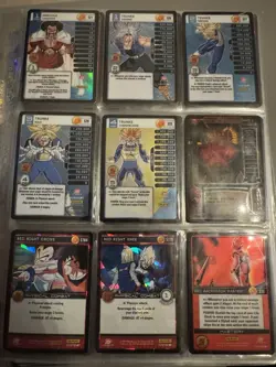 Dragon Ball Z TCG/CCG Card Lot 180+ Cards Rare Broly And Trunks Cards - Image 2