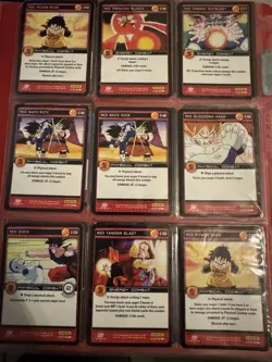 Dragon Ball Z TCG/CCG Card Lot 180+ Cards Rare Broly And Trunks Cards - Image 5
