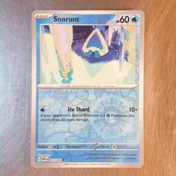 2023 Pokemon S&V Paradox Rift Reverse HOLO Snorunt Card 037/182 - Image 1