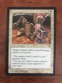 Repentance MTG Magic the Gathering Card NM Near Mint Weatherlight - Image 1