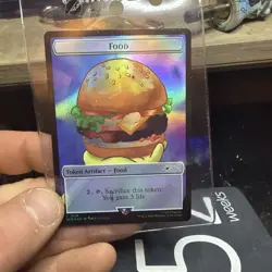 1x Food Token, Foil - 1938, Spongebob Squarepants Secret Lair Drop, MTG NM - Image 1