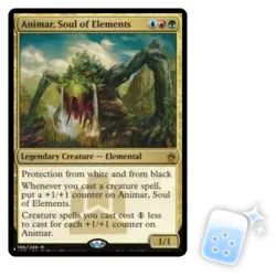 ANIMAR, SOUL OF ELEMENTS Mystery Booster/the List Magic MTG MINT CARD - Image 1