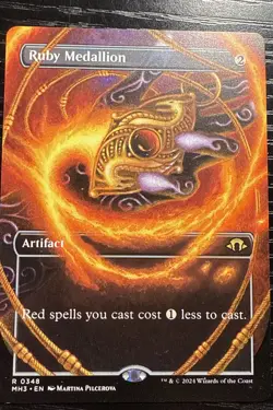 Ruby Medallion (Borderless) Modern Horizons 3 Regular - Image 1