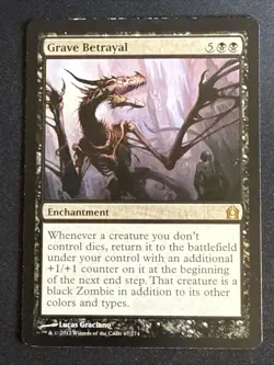1x Grave Betrayal (67) Return to Ravnica MP MTG Magic the Gathering x1 MKE - Image 1