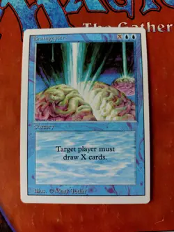 MTG - Braingeyser - Revised Edition - Rare - Excellent Condition! - Image 1